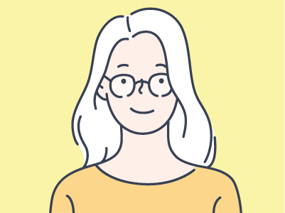 人物アイコン(60代女性)