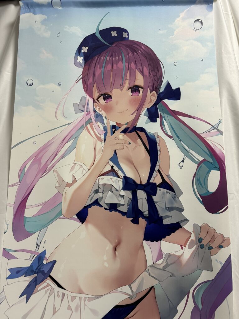 湊あくあ　タペストリー