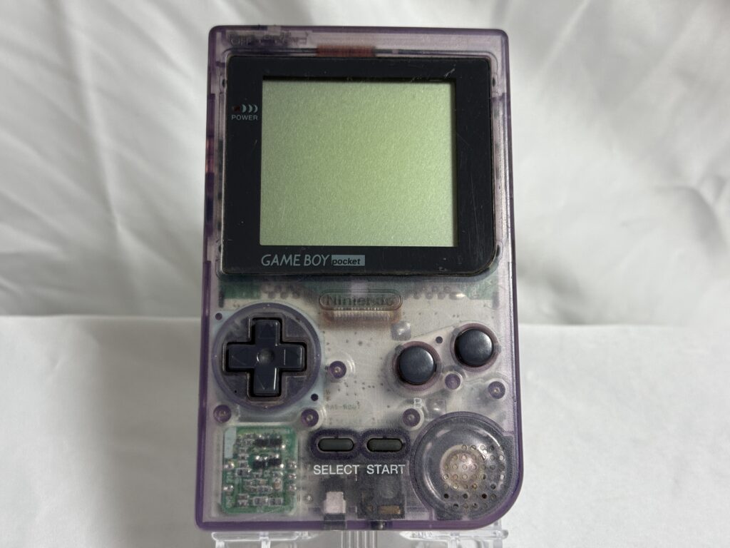 ゲームボーイポケット　クリアパープル