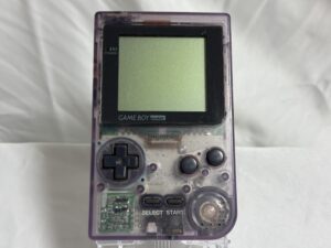 ゲームボーイポケット　クリアパープル
