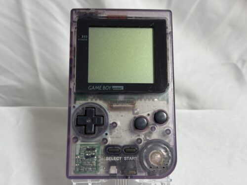 ゲームボーイポケット クリアパープル