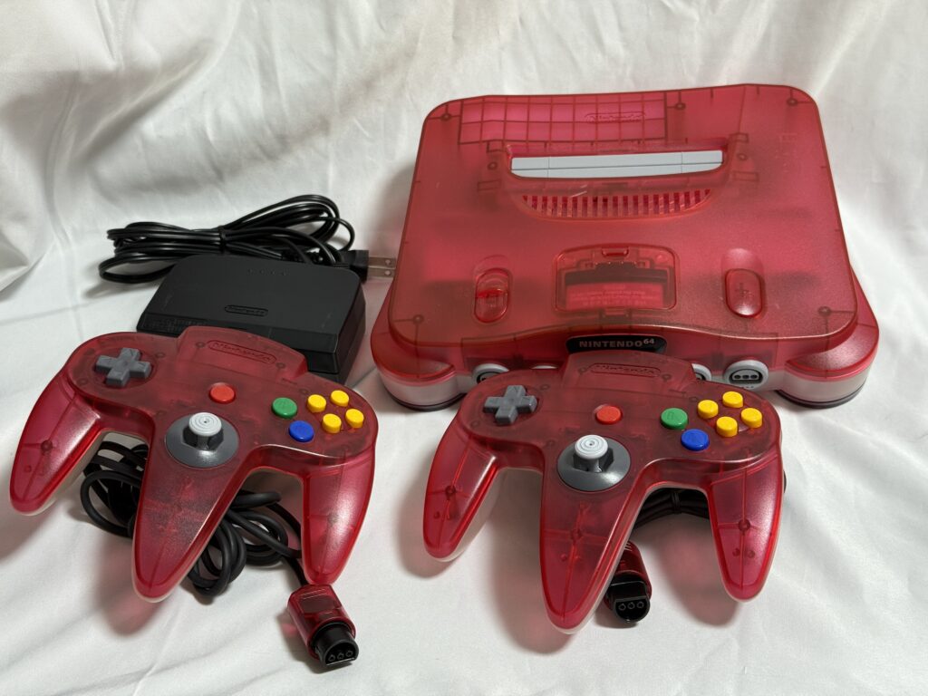 ニンテンドー64 クリアレッド