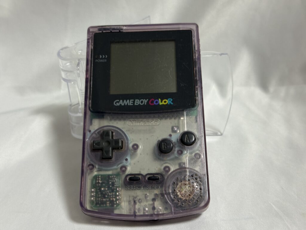 ゲームボーイカラー　クリアパープル